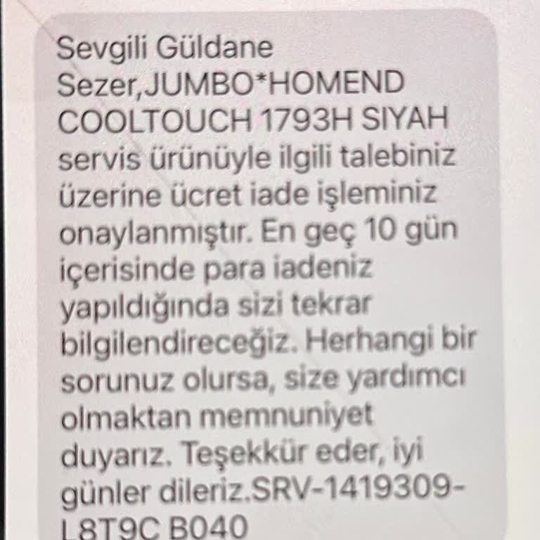 İade İşlemi Onaylandı Ama Para Yatmadı: Uzun Bekleyiş Ve Müşteri Hizmetlerinden Açıklama Talebi