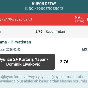 Maç Verisi Tutarsızlığı Nedeniyle Kazancım Yanlış İşaretlendi