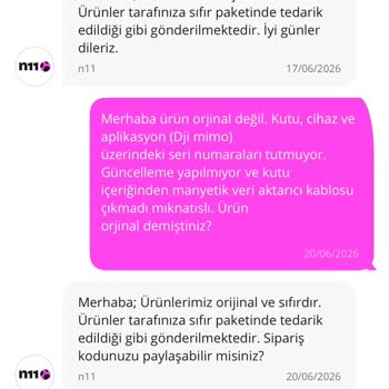N11'den Aldığım DJI Mic 3 Orijinal Değil, İade Süreci Uzuyor Ve Garantisi Yok