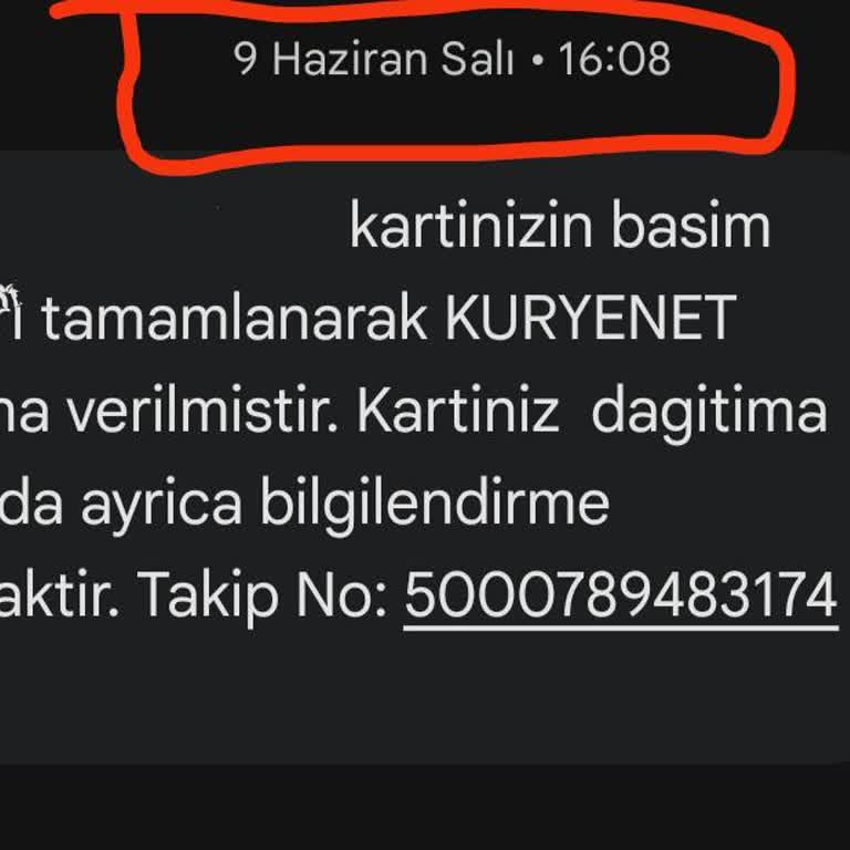 Kuryenet’ten Gelen Kart Gecikmesi Ve Müşteri Hizmetleri Sorunu