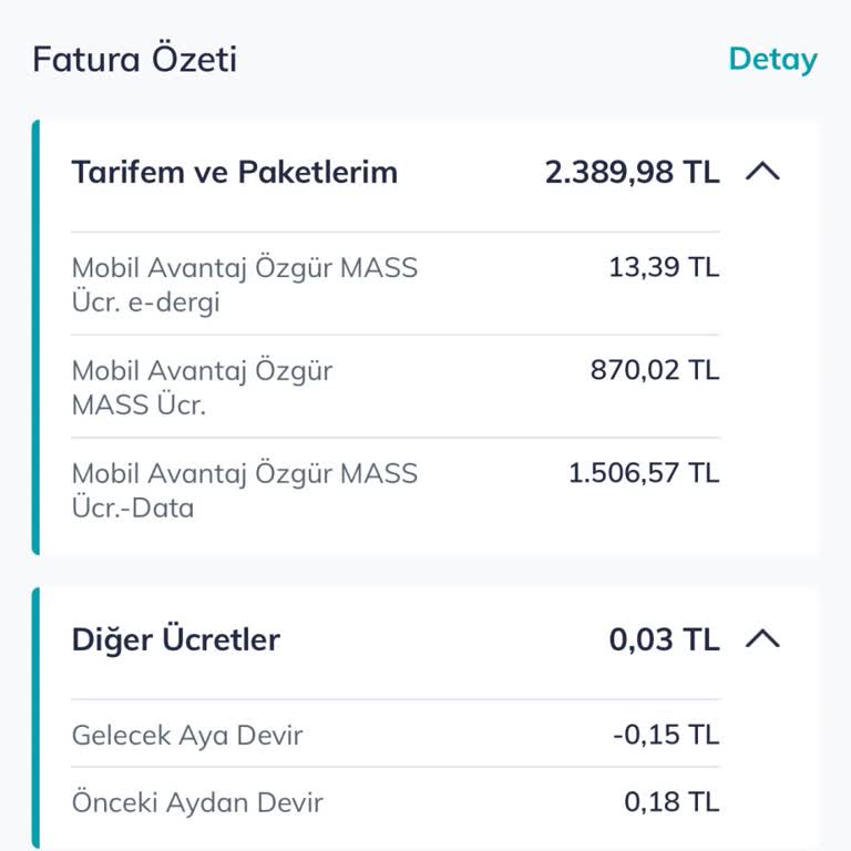 Taahhüt Bitiminde Faturaya Yansıtılan Aşırı Mobil Avantaj Ücreti
