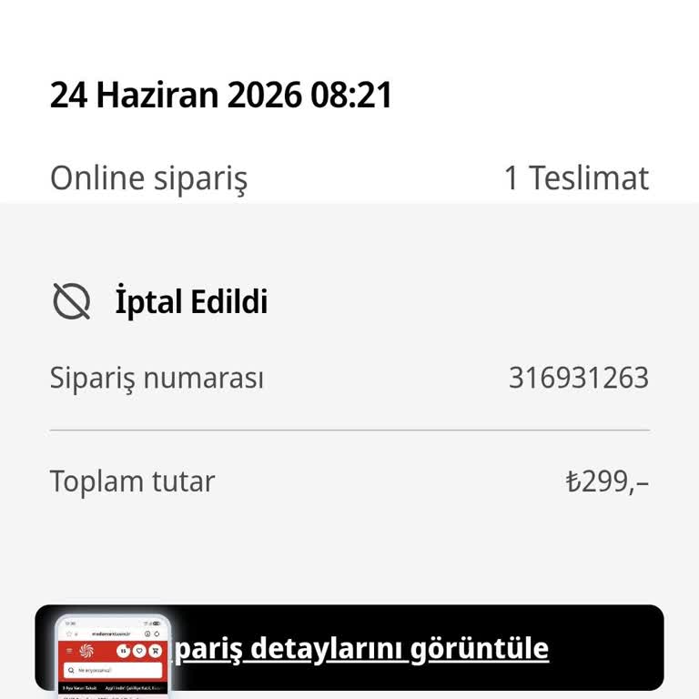 Kupon Nedeniyle Siparişim İptal Edildi, Ürün Hâlâ Satışta