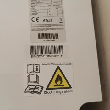 Açılmış Kutulu Ve Soğutmayan Klima İçin Yeni Ürün Ve Hızlı Çözüm Talebi