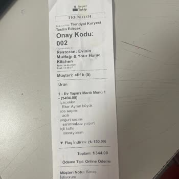 Trendyol Yemek Sarmadan Toplu İğne Çıktı