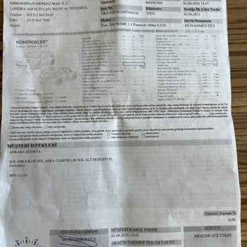 Serviste Çıkan Motor Arızası Ve Haksız 46 Bin TL Masrafı İptali