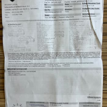 Serviste Çıkan Motor Arızası Ve Haksız 46 Bin TL Masrafı İptali