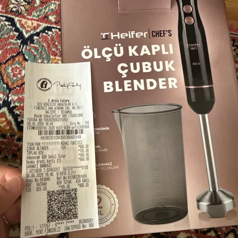 Garanti Süresinde BİM Heifer Chef Blender Arızası Ve Yetkili Servis Destek Sorunu