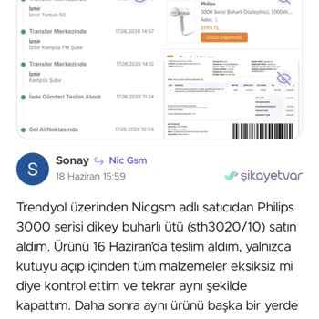 Kullanmadığım Philips Ürünü İçin İade Reddi Ve Açıklama Talebi