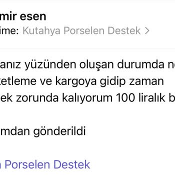 Yanlış Kupa Gönderimi Ve İade Sürecine Girmeden Doğru Ürün İstiyorum