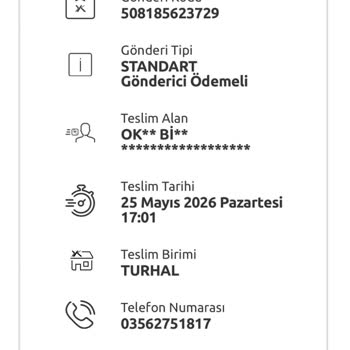 Yanlış Adrese Gönderilen Şapka İçin Ücret İadesi Talebi