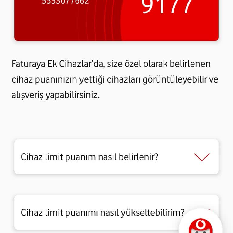 Cihaz Limit Puanı Tutarsızlığı, Net Açıklama Ve Hızlı Çözüm Talebi
