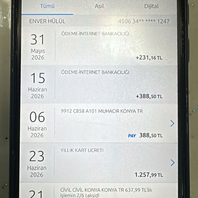 Yıllık Kart Aidatının Koşulsuz İadesi Talebi