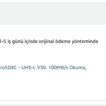1890 TL İade 18 Gün Sonra Hâlâ İşlem Görmedi