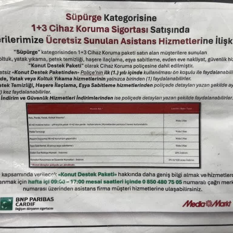 Cihaz Koruma Sigortası Kapsamındaki Ücretsiz Petek Temizliği Verilmiyor Ve Muhatap Bulamıyor