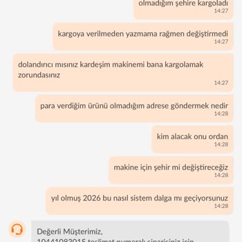 İade Sürecinde Satıcı Tarafından Adres Değişikliği Reddedildi, Ürün Kargo Şubesinde Bekliyor