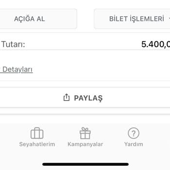 Obilet'ten Aldığım Bilet İçin 600 TL Fazla Çekim Ve İade Talebi