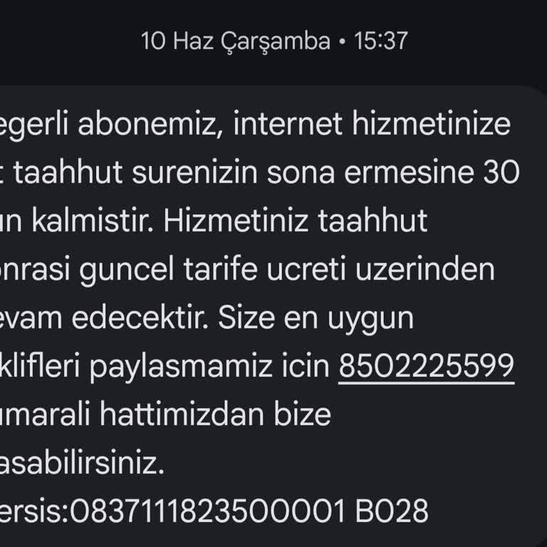 Yanıltıcı SMS Bilgilendirmesi Nedeniyle Haksız Ücret Talebi