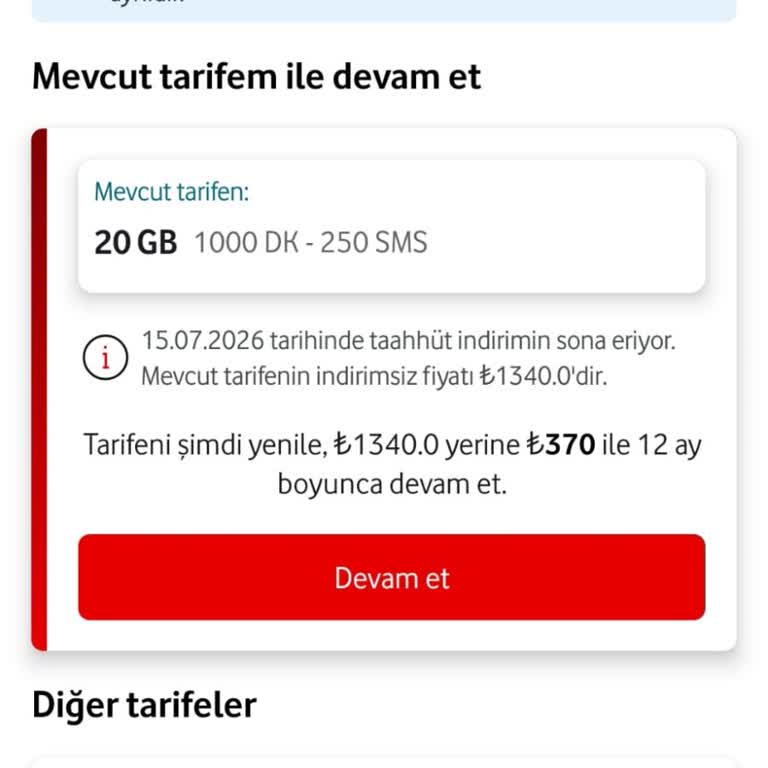 Vodafone Tarife Yenilemesinde %176 Zam Şikayeti