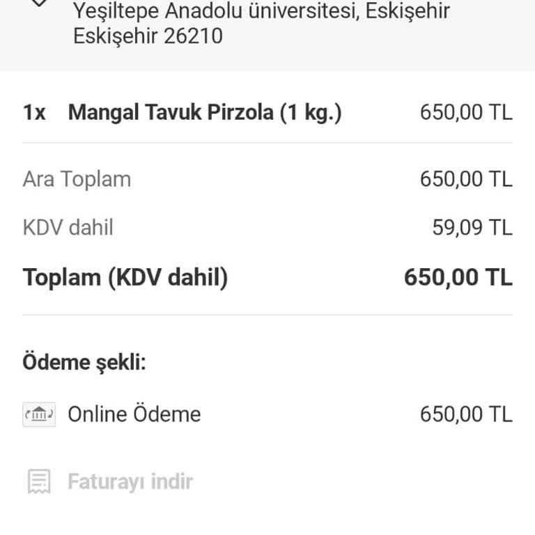 Teslim Edilmeyen Siparişin İadesi Yapılmadı, Sistem Yanıltıcı Gösterim