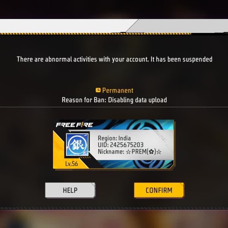 Free Fire Account Banned Despite Fair Play and No Rule Violations