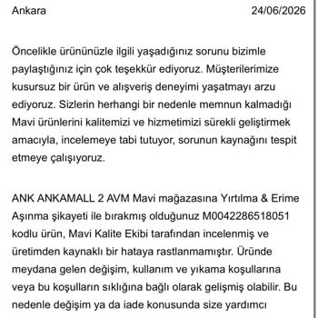 Jake Pantolonlarda Tekrarlayan Yırtılma Sorunu Ve Garantiden Yoksun Müşteri Hizmetleri
