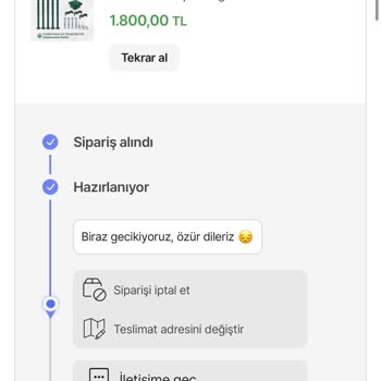 Acil Kargoya Verilmesi Gereken Bahçe Direkleri Gecikti Ve Müşteri Hizmetlerinden Yanıt Yok