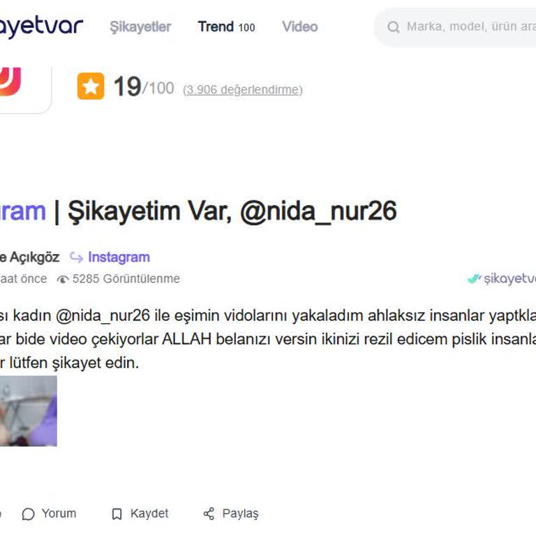 Instagram’da Asılsız İftira Paylaşımının Kaldırılması İsteği