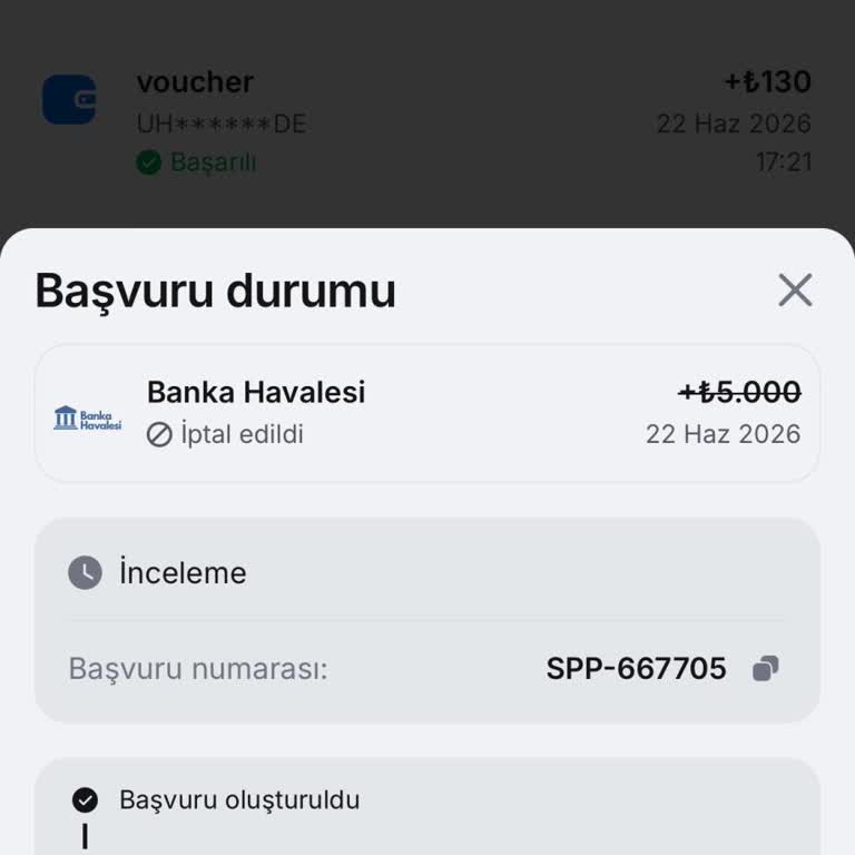 5.000 TL Depozito Hesaba Yansımıyor, Destekten Çözüm Bekleniyor