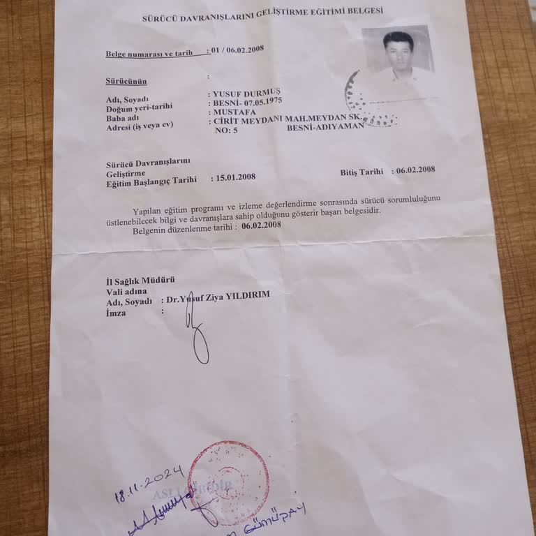 Eğitim Raporu E-Devlete Yüklenmediği İçin Ehliyet Yenileyemiyorum
