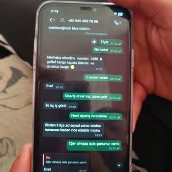 İade Söz Verilen Satıcı Yanıltıyor Ve 1500 TL Geri Ödeme Yapmıyor