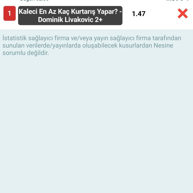 Resmi Dünya Kupası İstatistikleriyle Uyuşmayan Bahis Sonucu