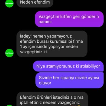 İzin Almadan Gönderilen Ürün Ve İade Edilmeyen 3150 TL Ödemesi