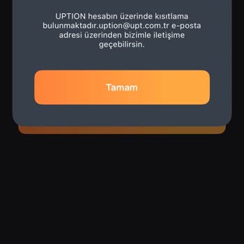 Uption Hesabım Kısıtlandı; 4.000 TL'ye Erişemiyorum Ve Müşteri Hizmetine Ulaşamıyorum