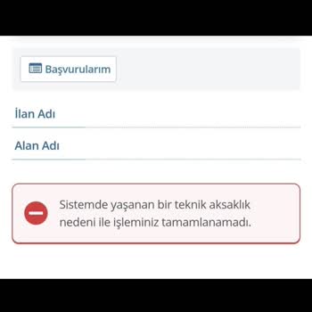 Kariyer Kapısı’nda Zabıt Görevlisi Başvurusu Sistem Hatası Nedeniyle Tamamlanamadı