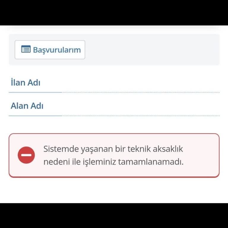 Kariyer Kapısı’nda Zabıt Görevlisi Başvurusu Sistem Hatası Nedeniyle Tamamlanamadı