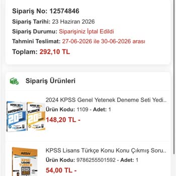 Gerekçesiz Sipariş İptali Ve İade Beklentisi