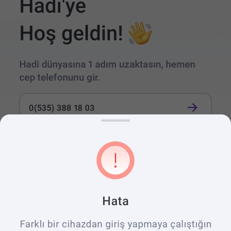 Farklı Cihaz Uyarısı Nedeniyle Hesaba Giriş Engellendi Açıklama Ve Blok Kaldırma Talebi