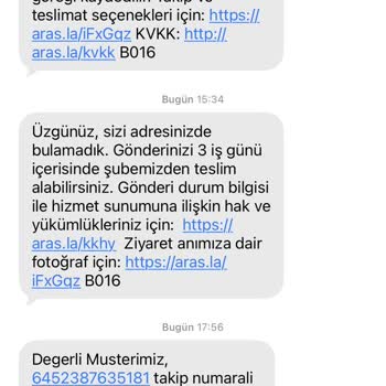 Aras Kargo Varsak Yaşar Şubesinde Yanıltıcı Teslimat Bilgisi Ve Haksız Red