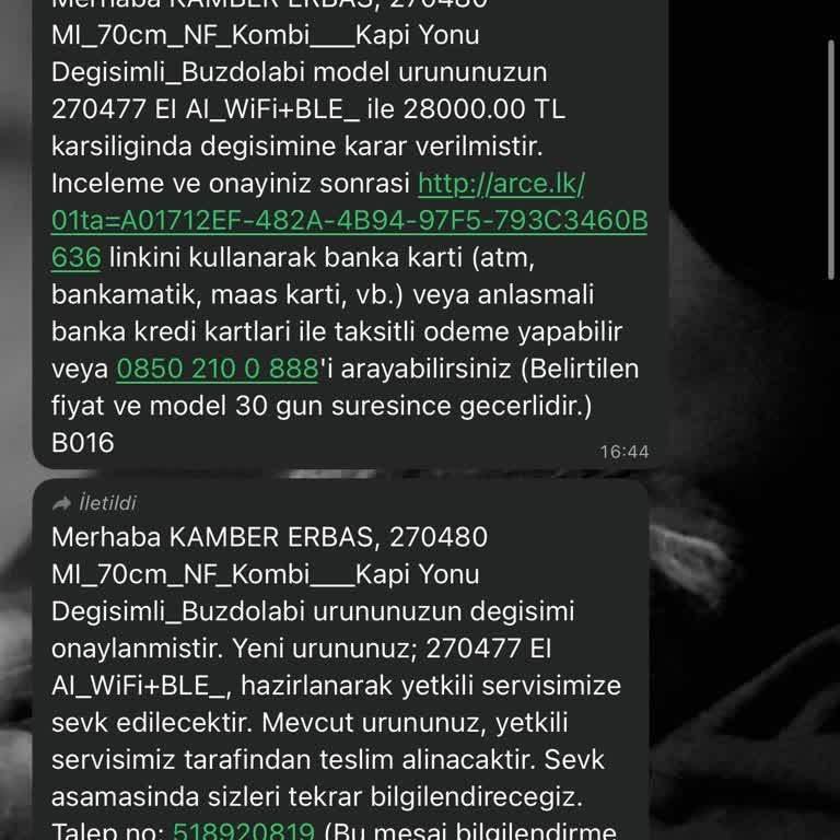 28 Bin TL Farka Rağmen Buzdolabı Değişimi Gecikiyor Ve Cevap Gelmiyor
