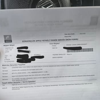 Apple Yetkisiz Müdahale İddiası Ve Garanti Dışı İşlem Şikayeti