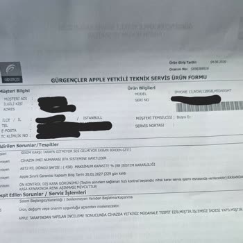Apple Yetkisiz Müdahale İddiası Ve Garanti Dışı İşlem Şikayeti