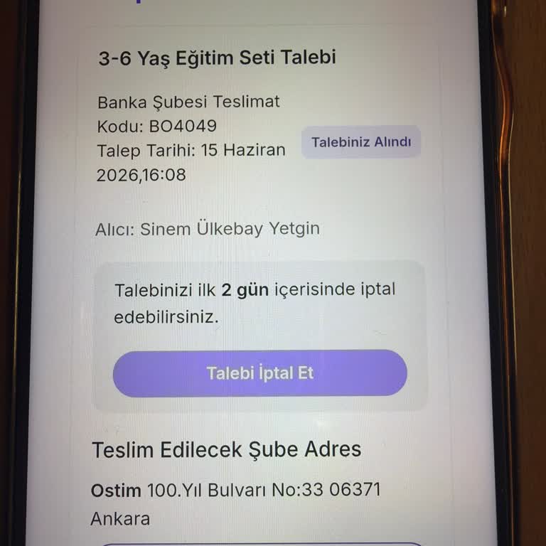 Yapı Kredi Eğitim Seti Teslim Edilmedi, İletişim Yok, Mağdur Oldum