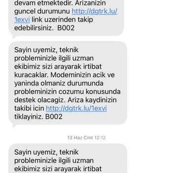İnternet Bağlantısının Sürekli Kopması Ve Yanıltıcı SMS Bilgilendirmesi