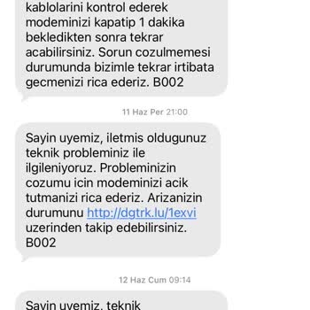 İnternet Bağlantısının Sürekli Kopması Ve Yanıltıcı SMS Bilgilendirmesi