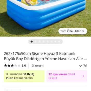 Yanlış Ölçüler Ve Delik İçeren Şişme Havuz İçin İade Ve Değişim Talebi