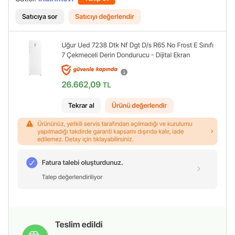 Hepsiburada Ve Yetkili Servis Kurulum İletişimsizliği