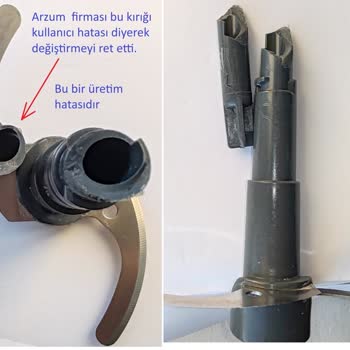 Arzum Blender Şaftı Kırıldı: Üretim Hatası Reddi Ve Kullanıcı Suçlaması