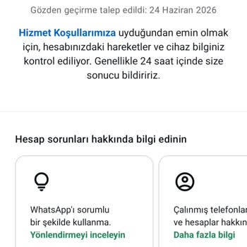 WhatsApp Kullanımı Nedeniyle Hattım Kapatıldı Ve İş Akışım Aksadı