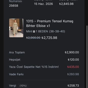 Mihrace Giyim’den Beden Uymayan Elbiseye İade Reddi