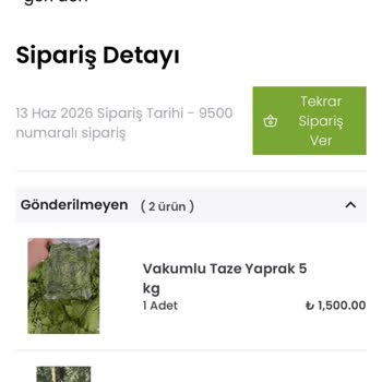 Egenin Bereketi Instagram Mağazası Siparişimi Göndermedi Ve Ödememi İade Etmedi